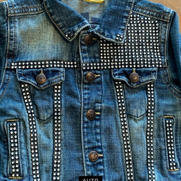 OshKosh B’Gosh Denim Rhinestone Jacket. Size 12mo. - Picture 4 of 8